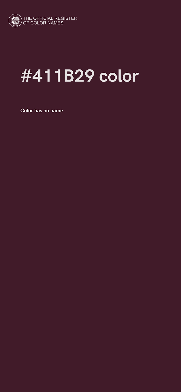 #411B29 color image