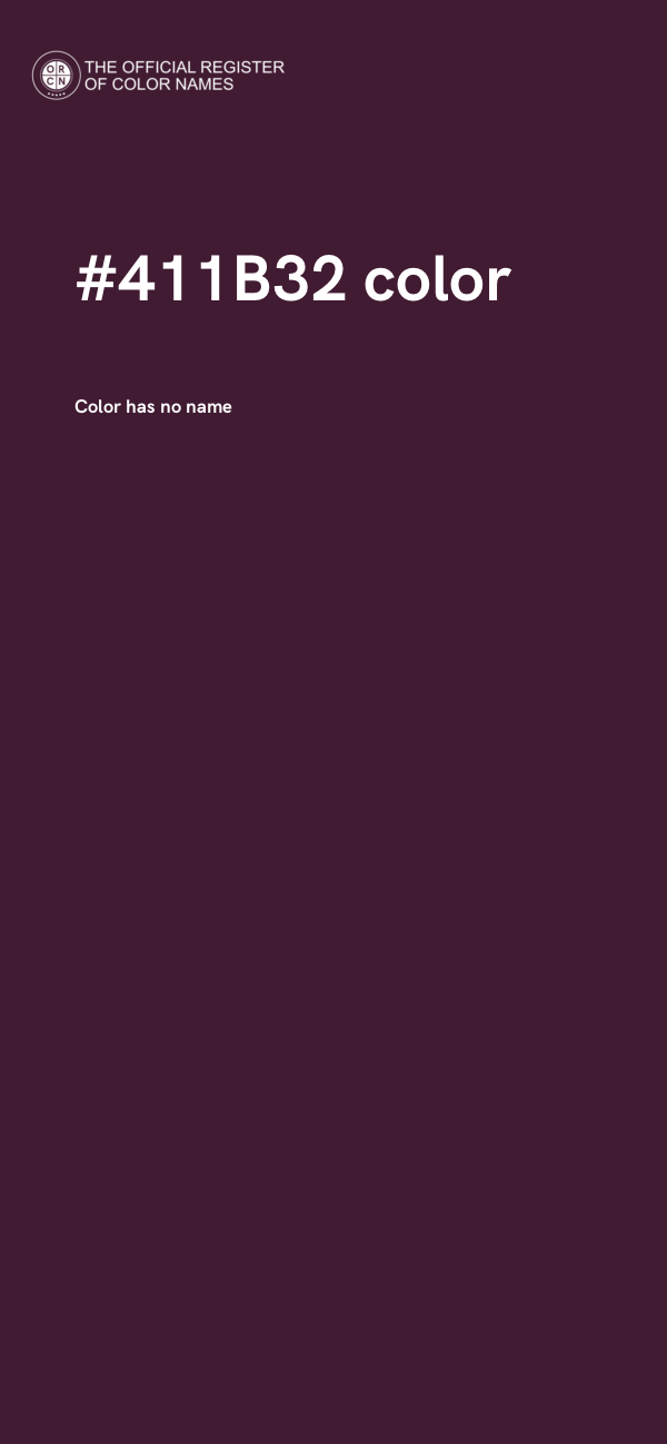 #411B32 color image