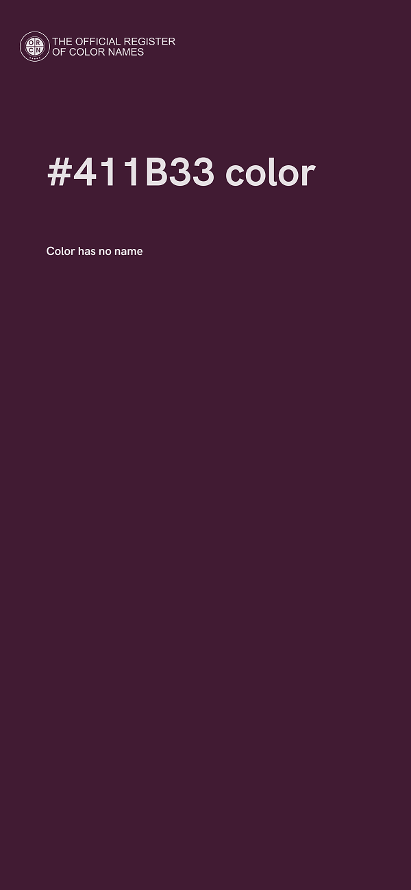 #411B33 color image