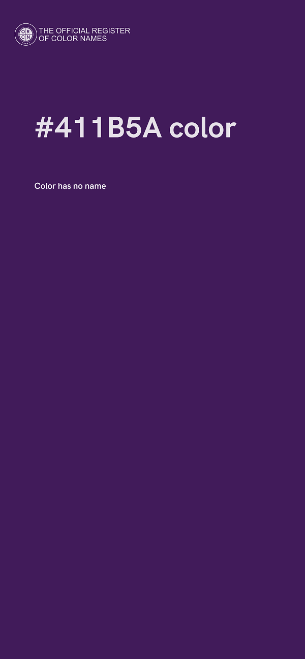 #411B5A color image