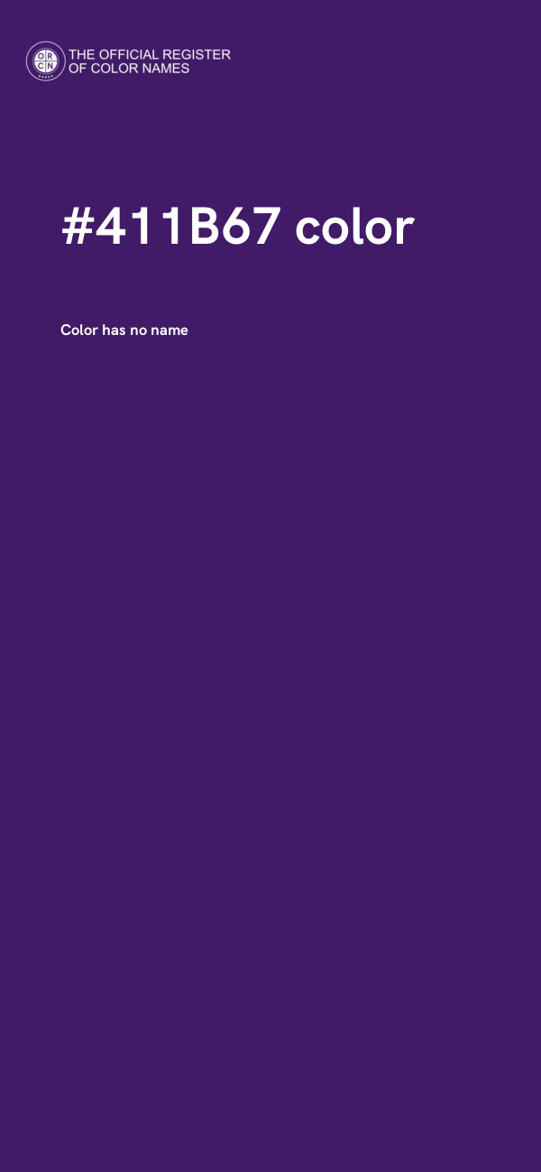 #411B67 color image