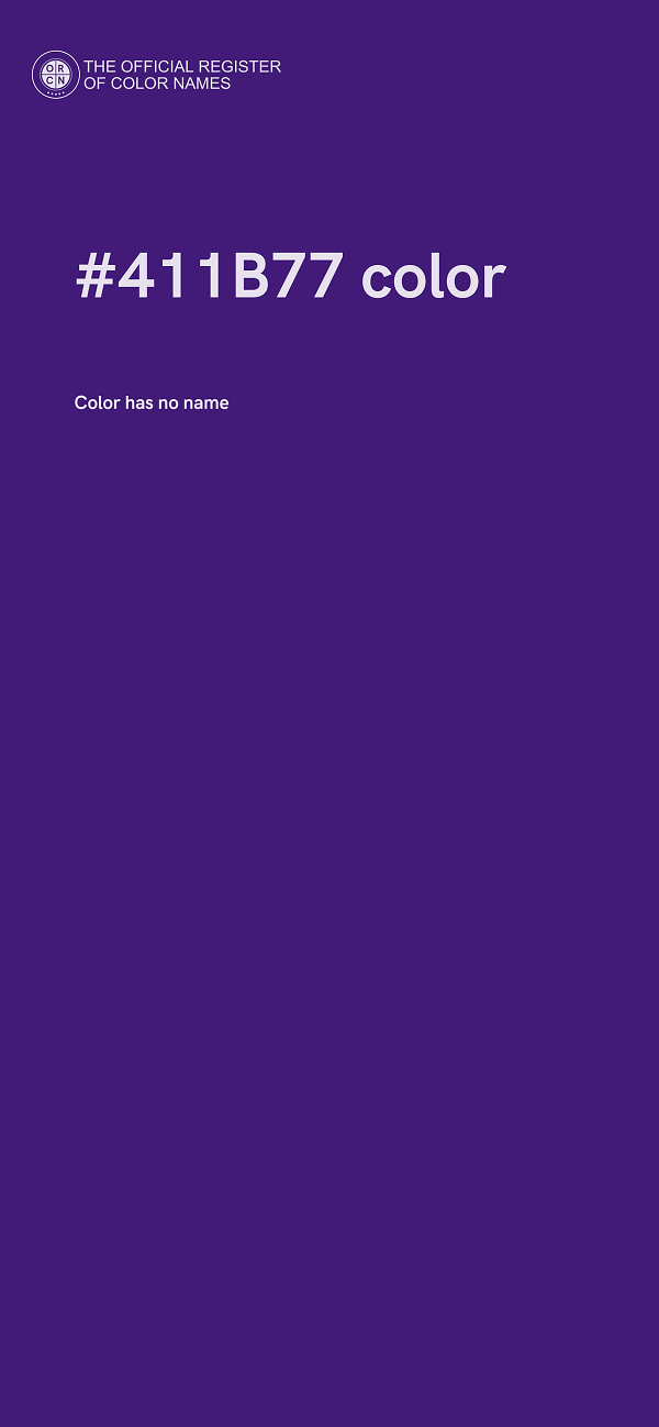 #411B77 color image