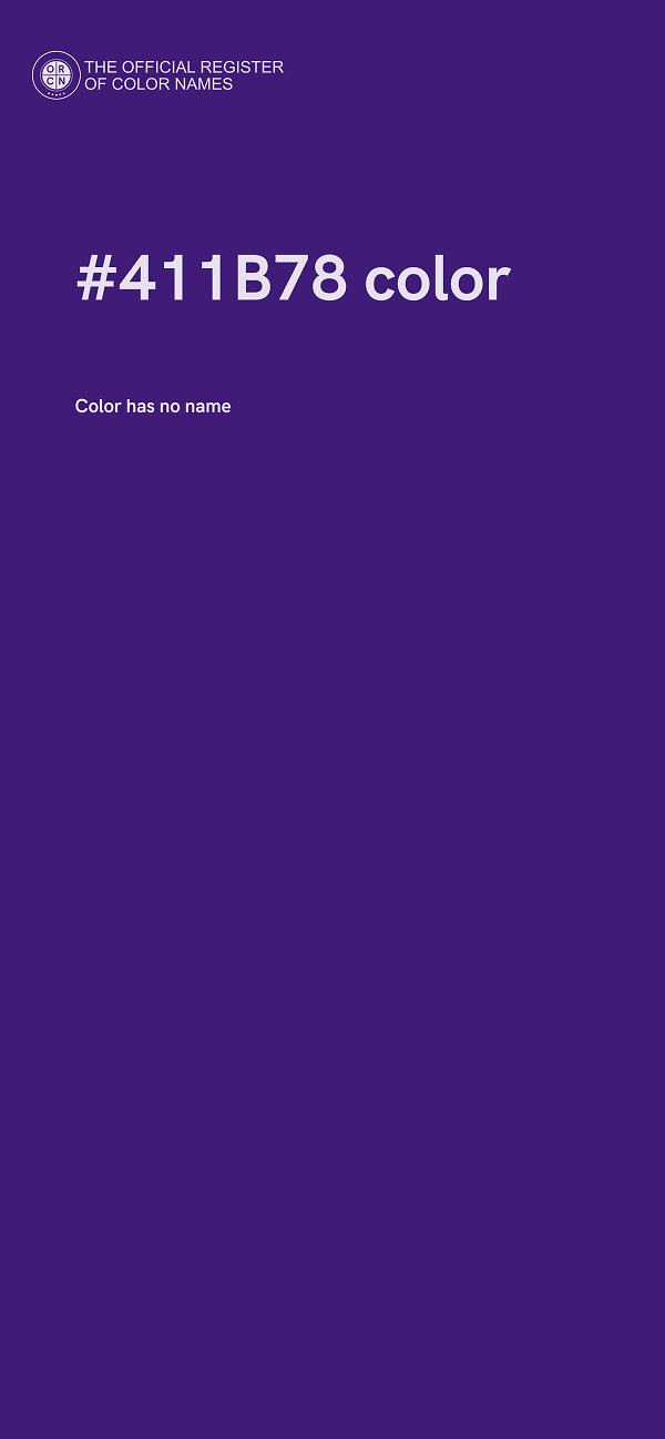 #411B78 color image