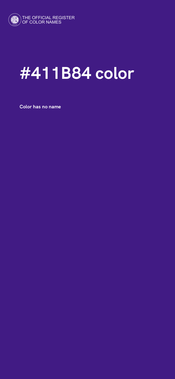 #411B84 color image