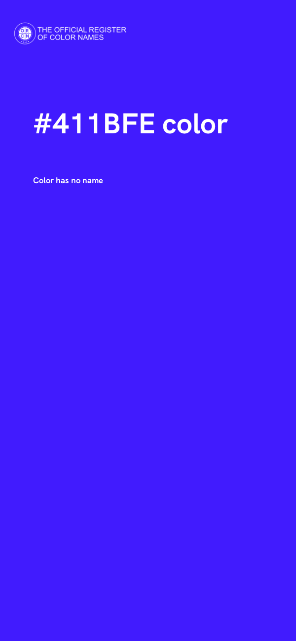 #411BFE color image