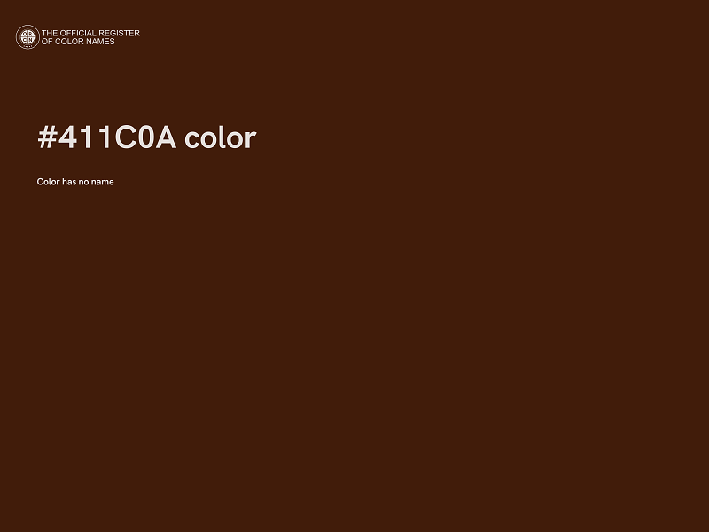 #411C0A color image