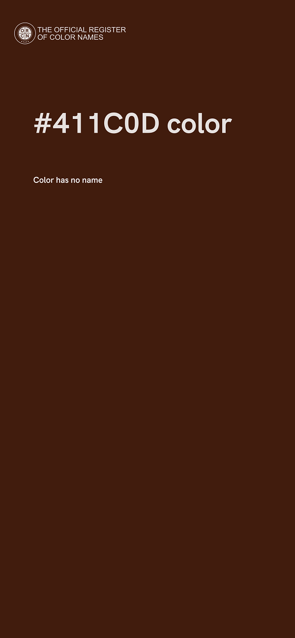 #411C0D color image