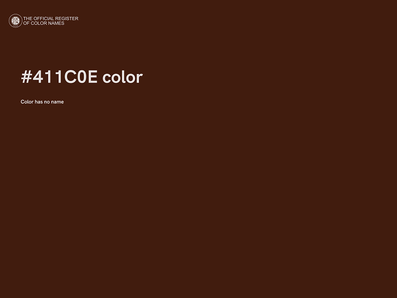 #411C0E color image