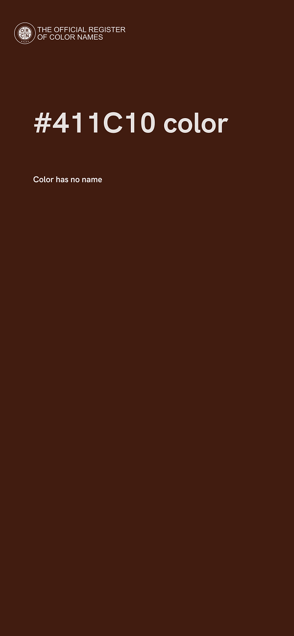 #411C10 color image
