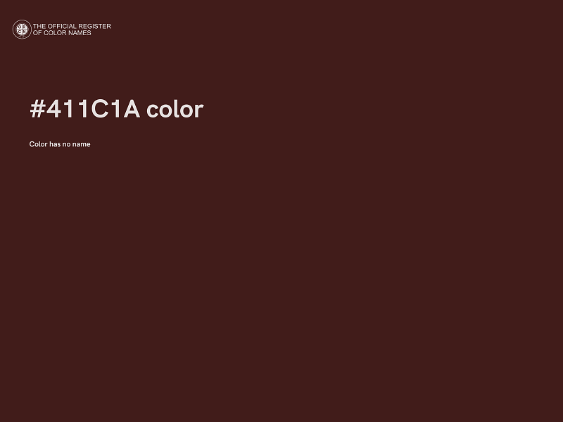 #411C1A color image