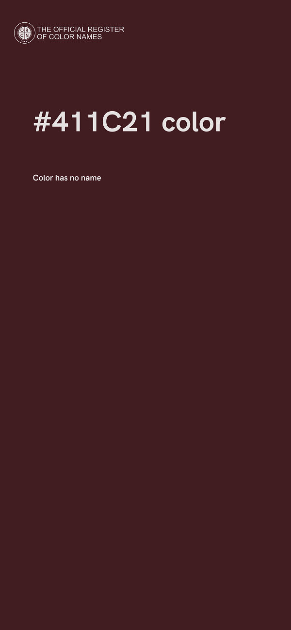 #411C21 color image