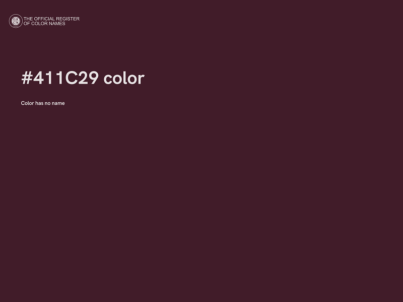 #411C29 color image