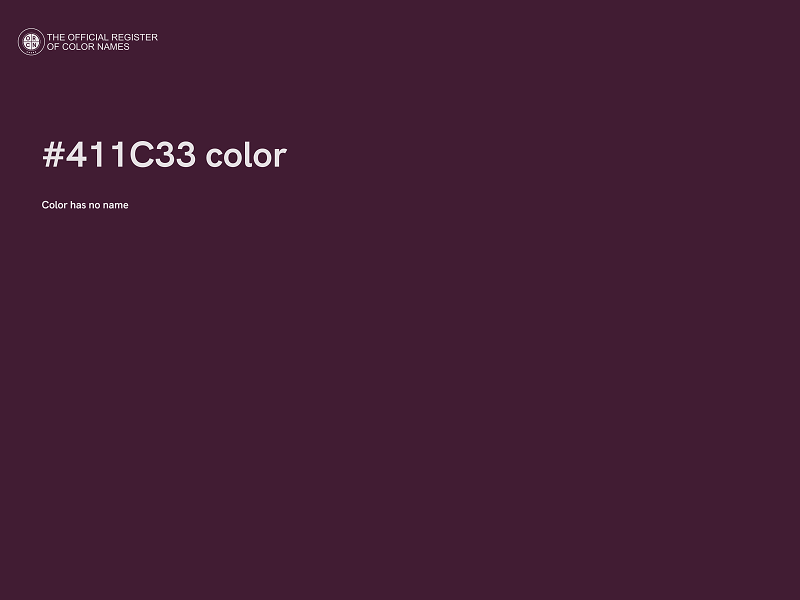 #411C33 color image