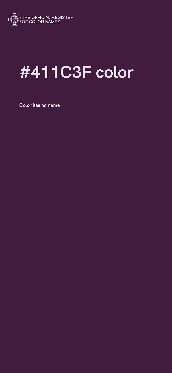 #411C3F color image