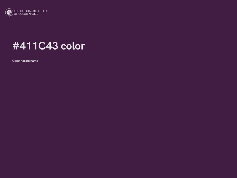 #411C43 color image