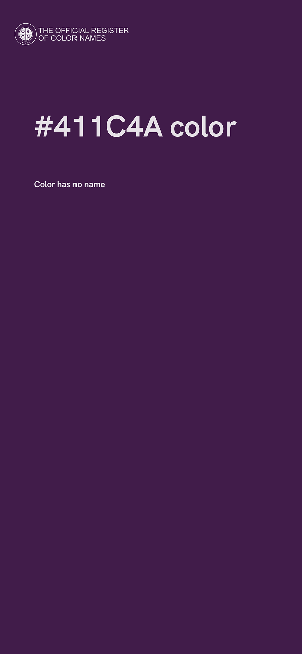 #411C4A color image