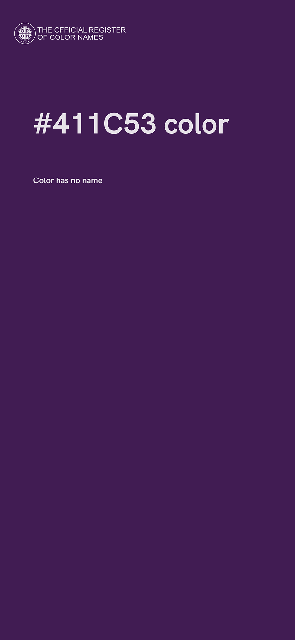 #411C53 color image