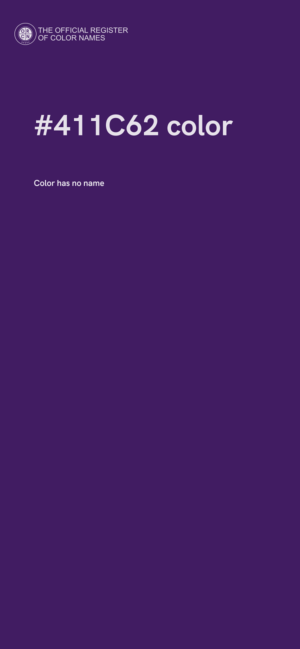 #411C62 color image