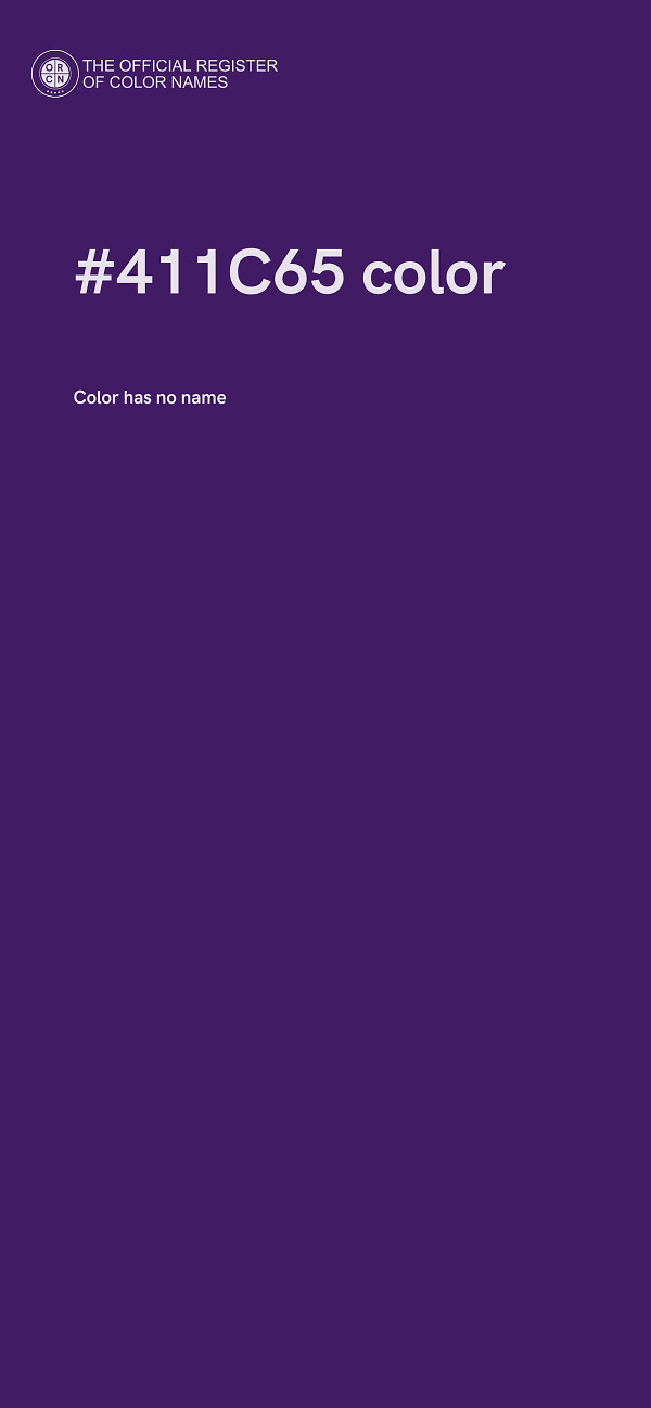 #411C65 color image