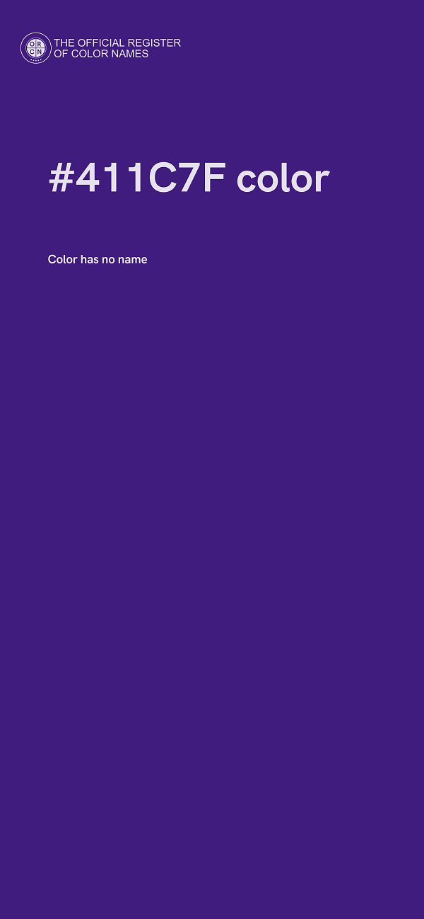#411C7F color image