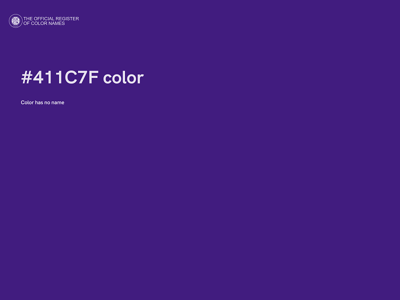 #411C7F color image