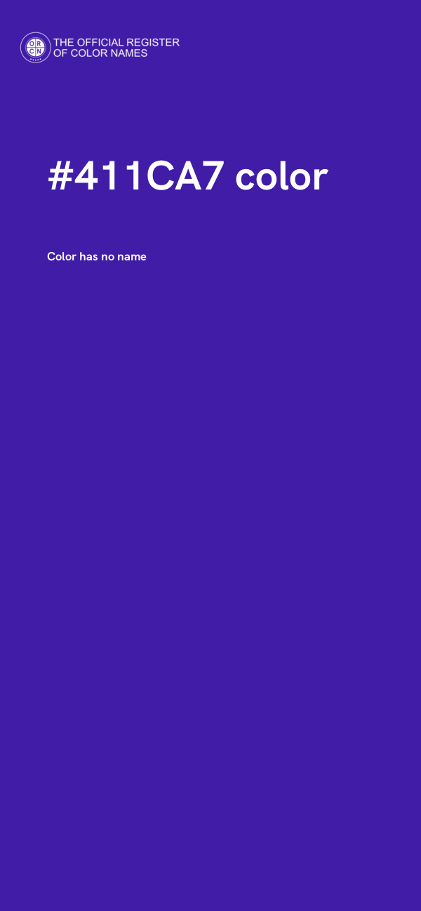 #411CA7 color image