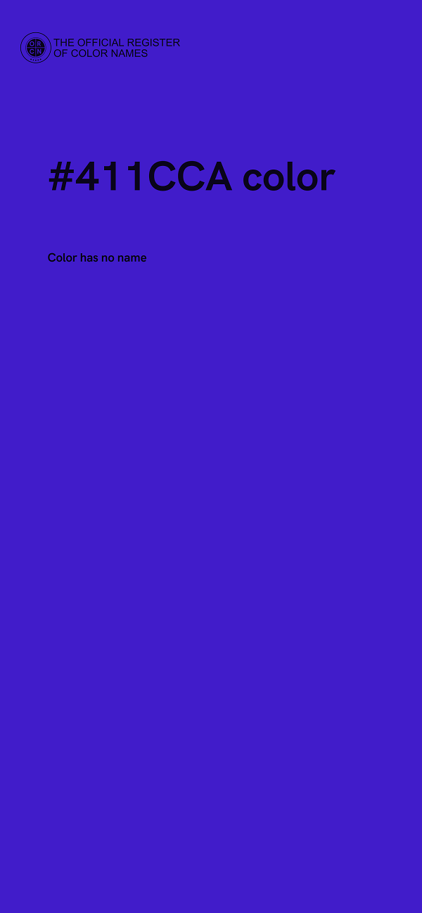 #411CCA color image