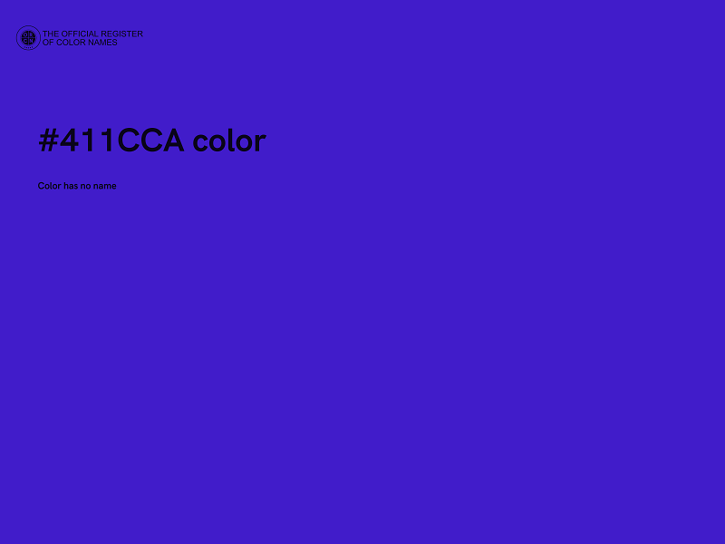 #411CCA color image