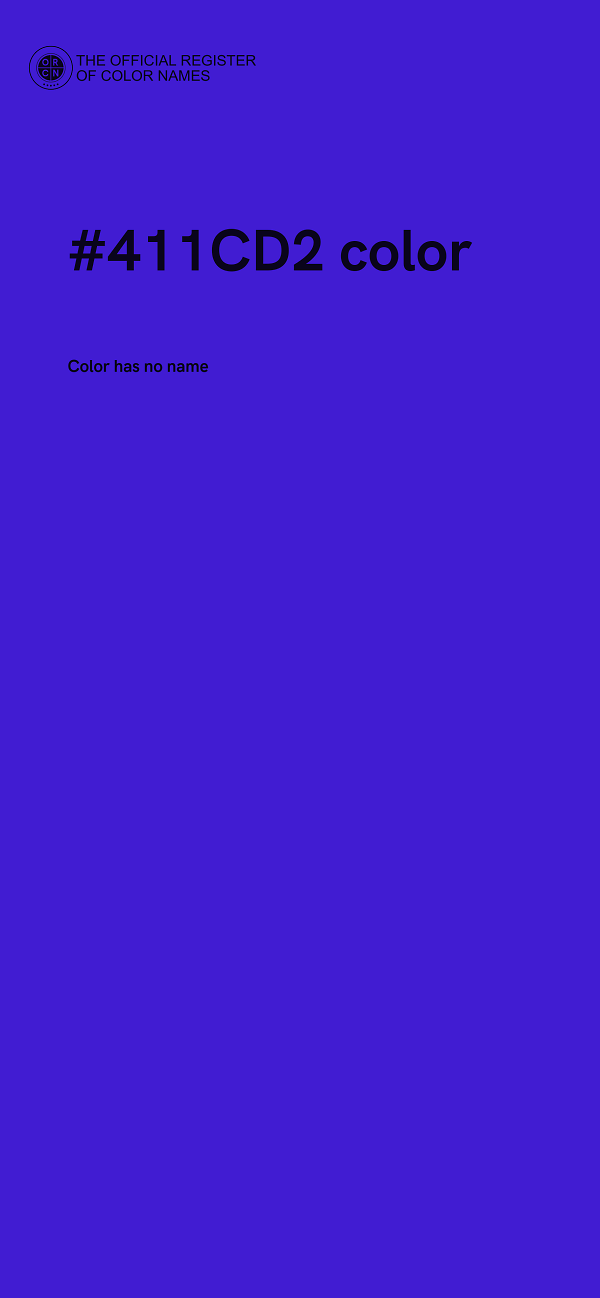 #411CD2 color image