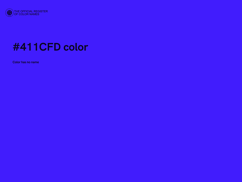 #411CFD color image