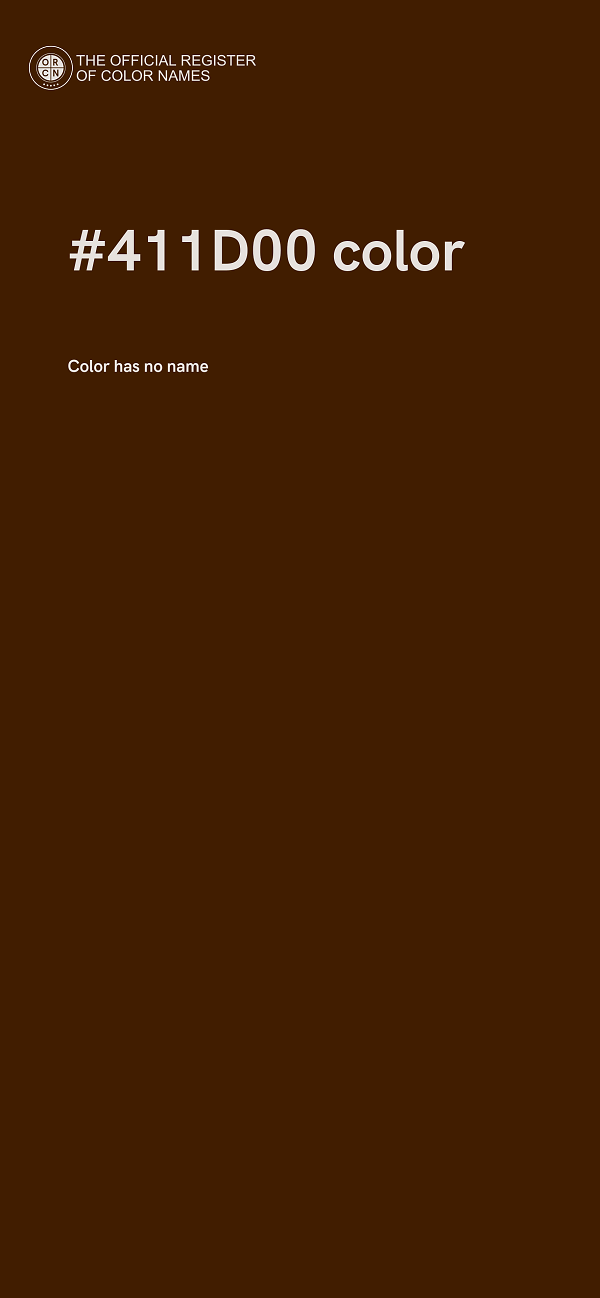 #411D00 color image