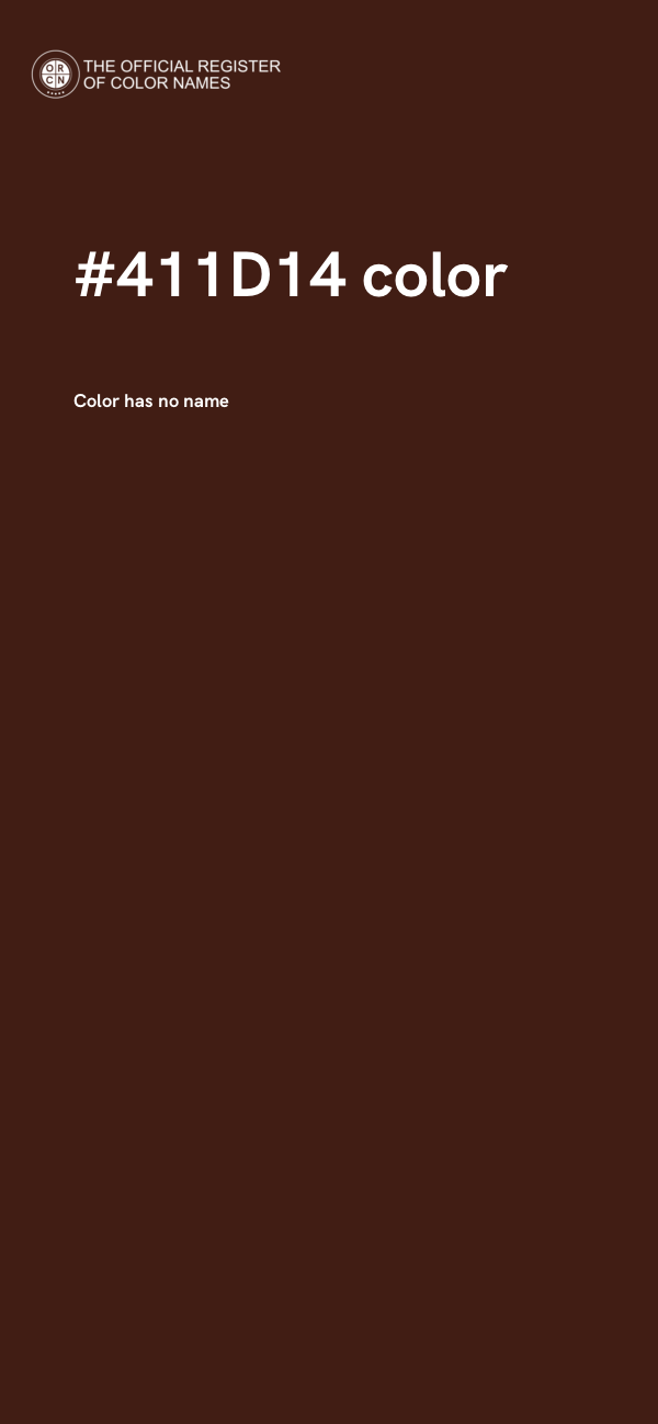 #411D14 color image