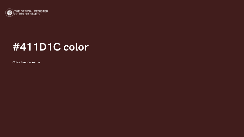 #411D1C color image