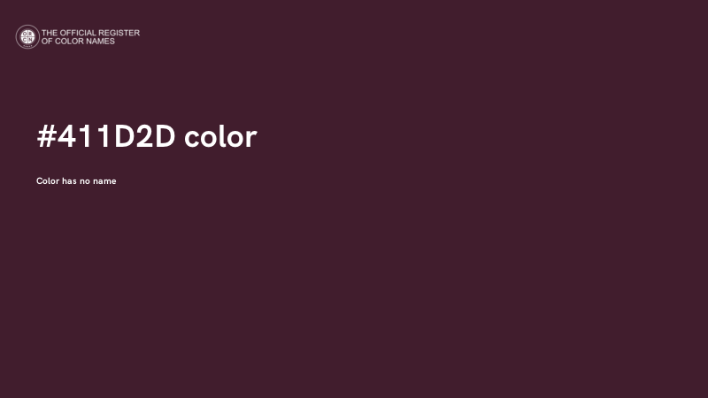 #411D2D color image