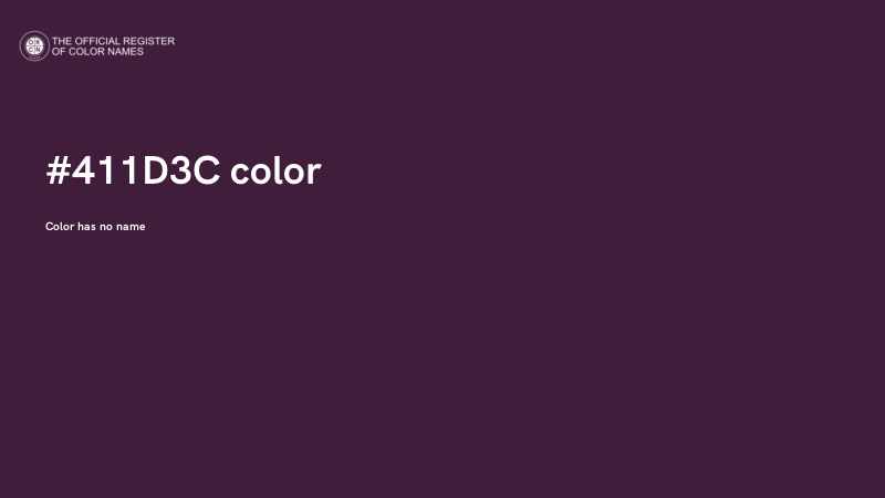#411D3C color image