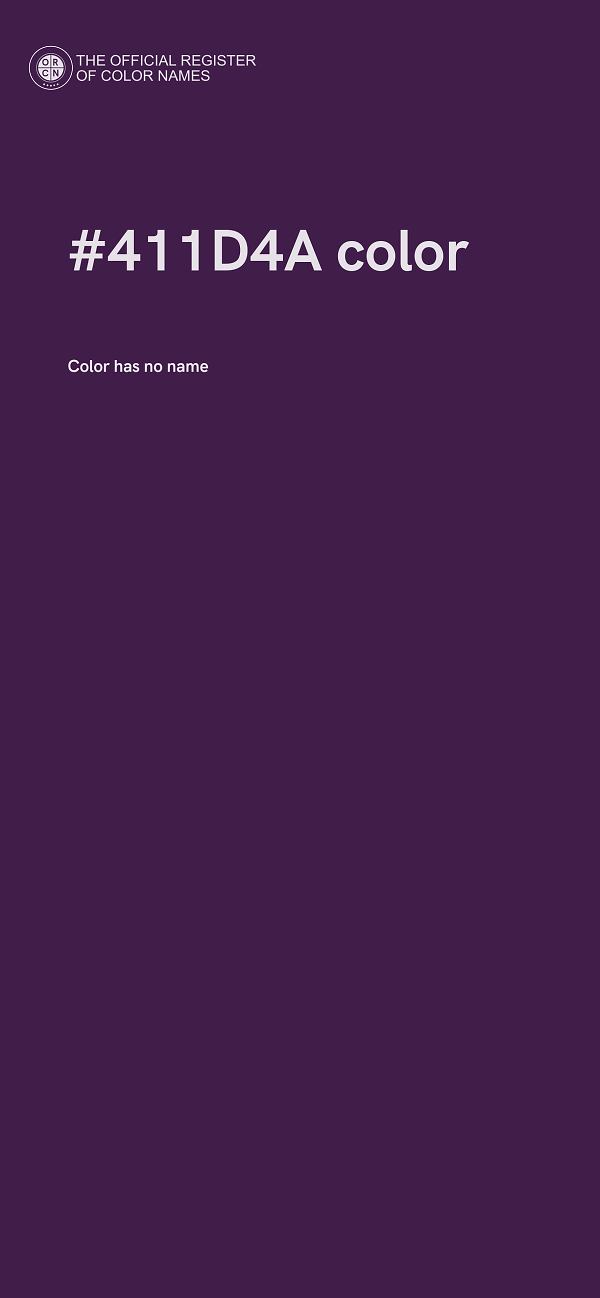 #411D4A color image