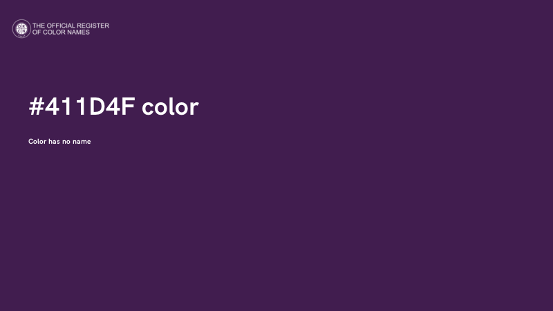 #411D4F color image