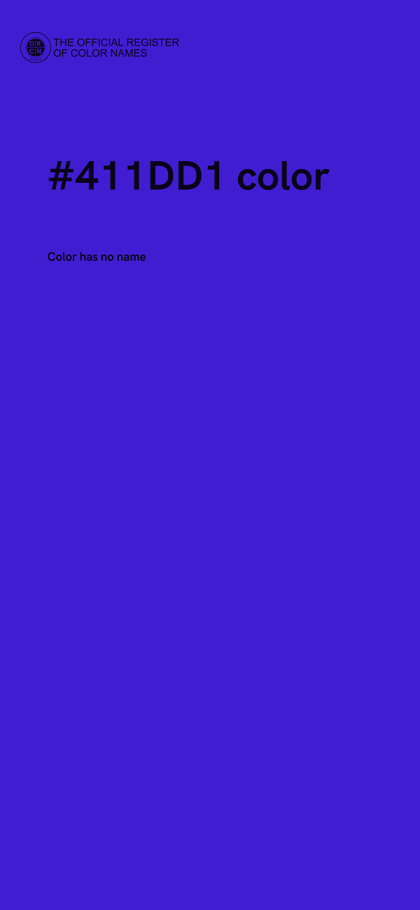 #411DD1 color image