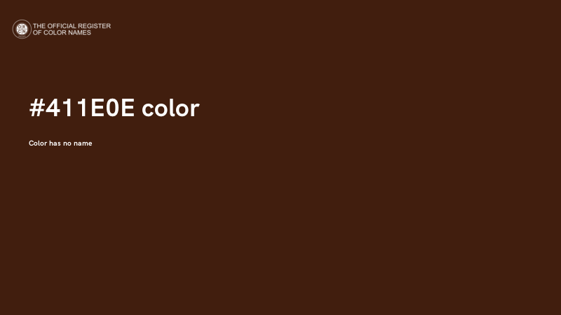 #411E0E color image