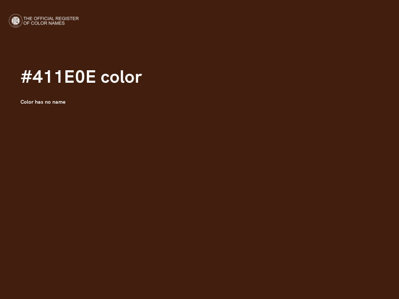 #411E0E color image