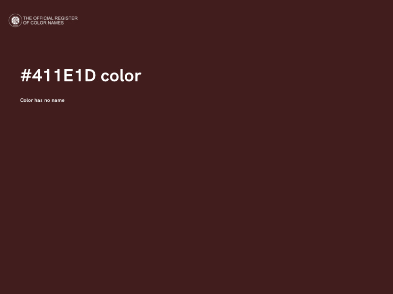 #411E1D color image
