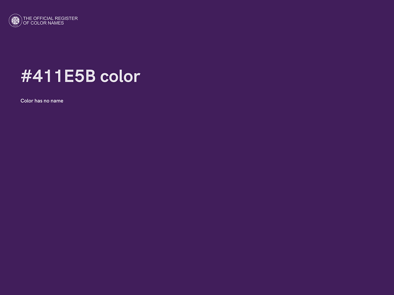 #411E5B color image