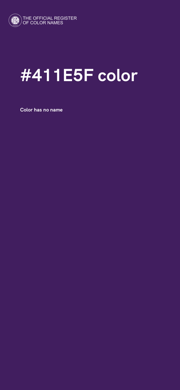 #411E5F color image