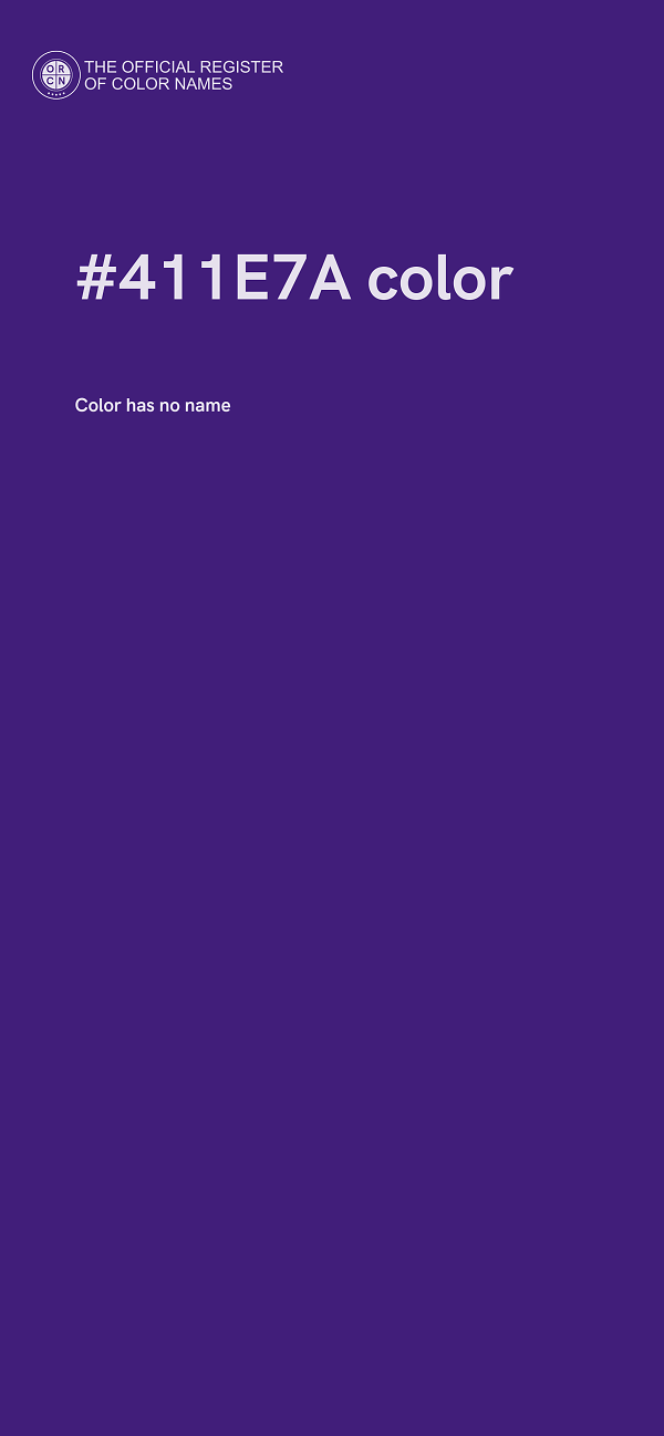 #411E7A color image