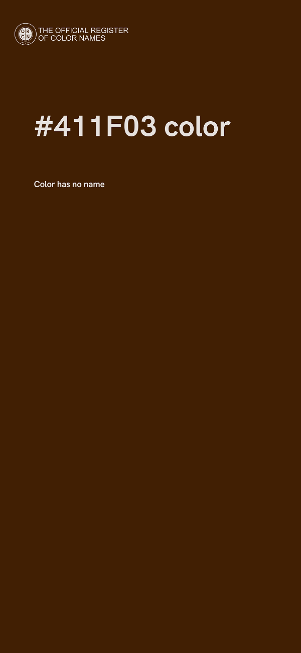 #411F03 color image