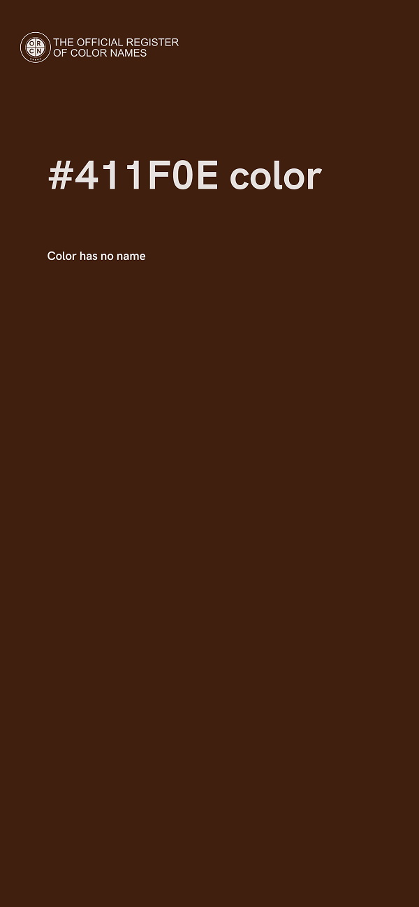 #411F0E color image
