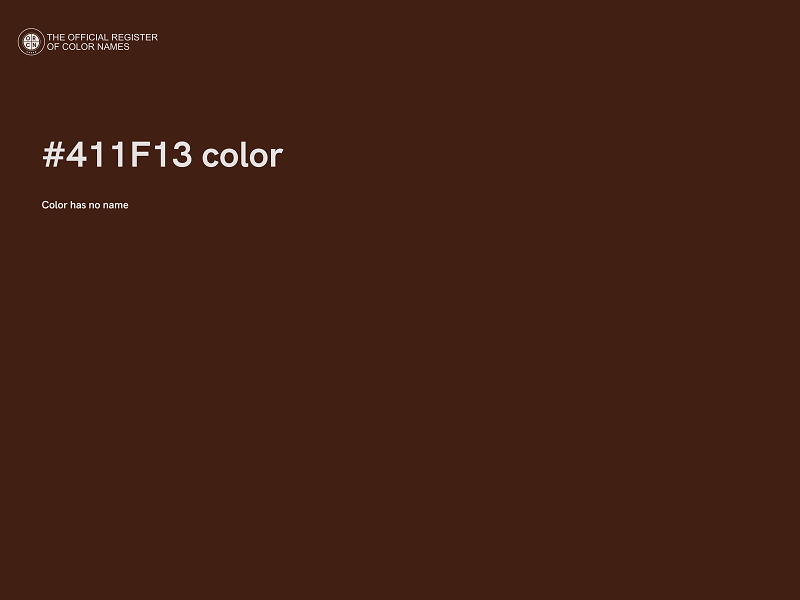 #411F13 color image