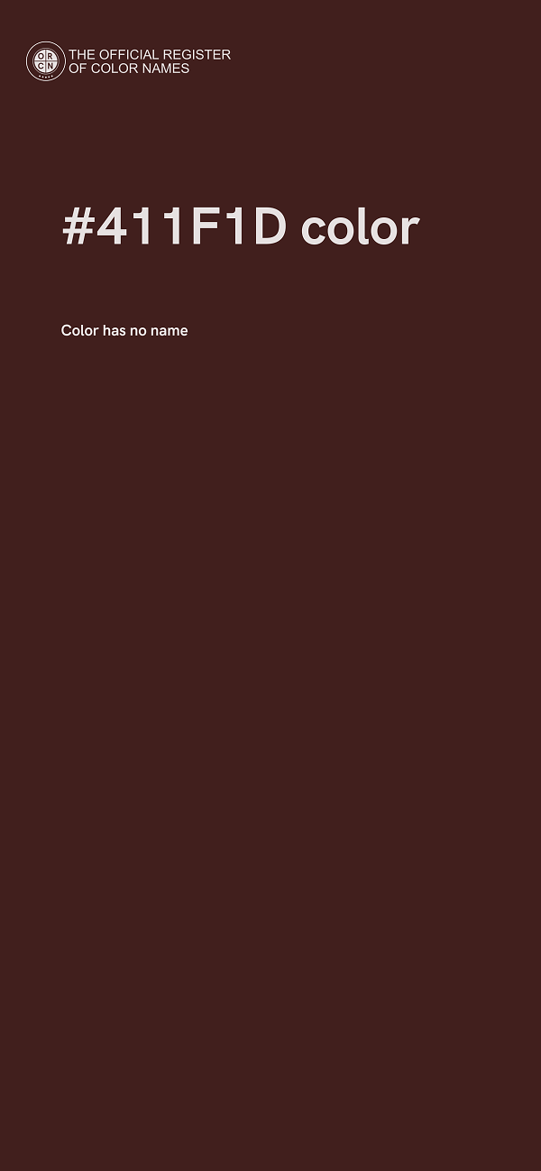 #411F1D color image