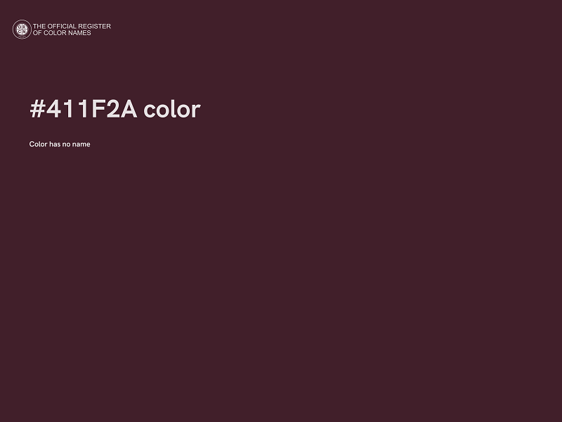 #411F2A color image