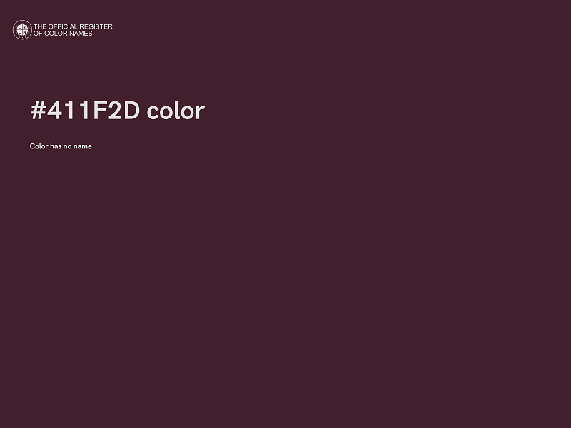 #411F2D color image